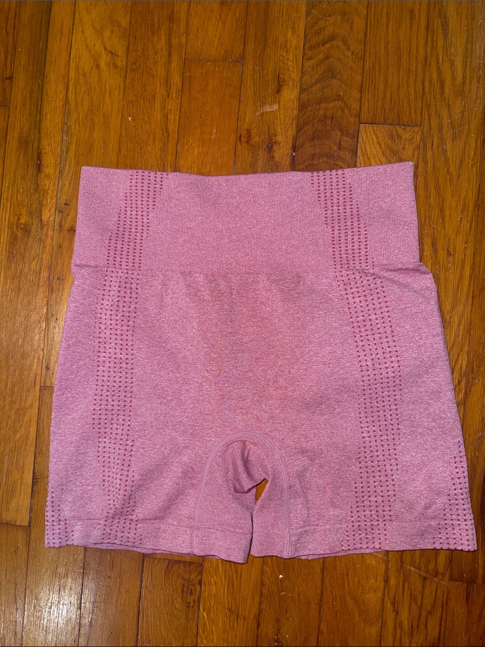 Pink Seamless biker athletic Shorts